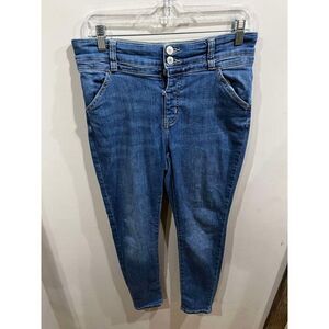 There Abouts Jeans Girls Size 14.5 Plus Blue Jegging Stretch Casual Whiskered